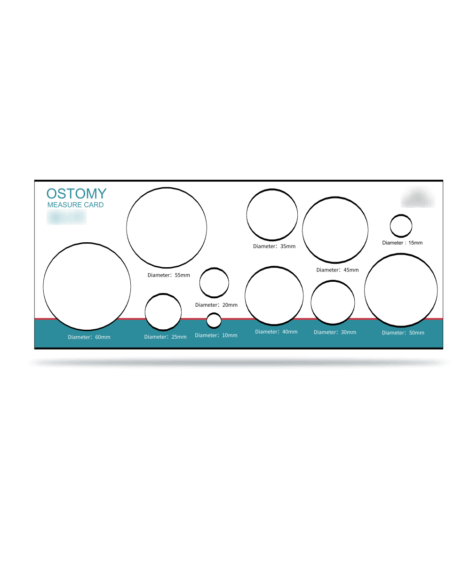 Ostomy Measure Card