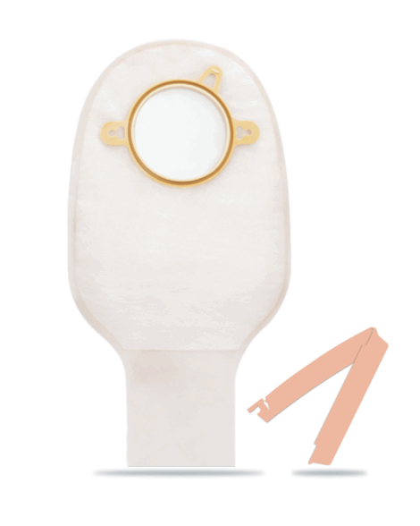 Two-Piece Drainable Pouch with Clamp Closure